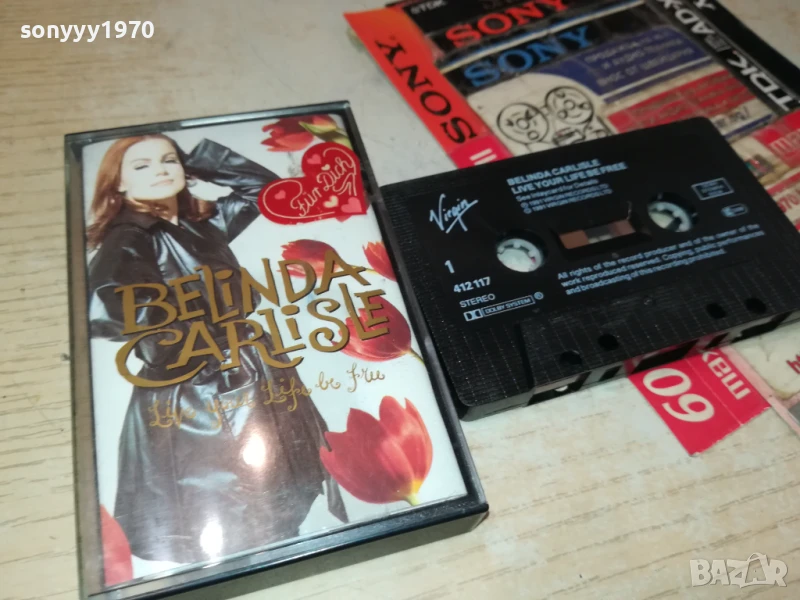 BELINDA CARLISLE-ORIGINAL TAPE 1408251540, снимка 1