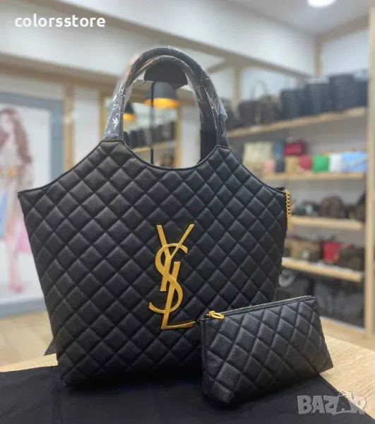 Черна чанта YSL-SG125t, снимка 1