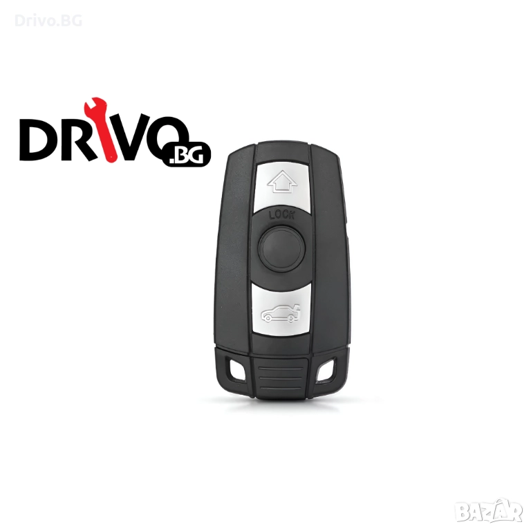 Гаранция! Висококачествен ключ с платка за BMW E60 E70 E87 E90 и други, снимка 1