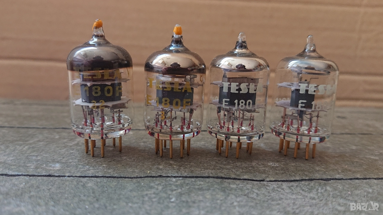 Нови радиолампи gold pin TESLA E180F. , снимка 1
