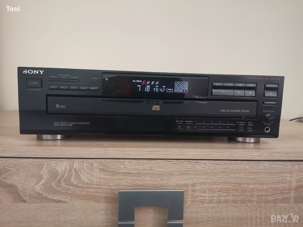 CD player Sony cdp c335 , снимка 1