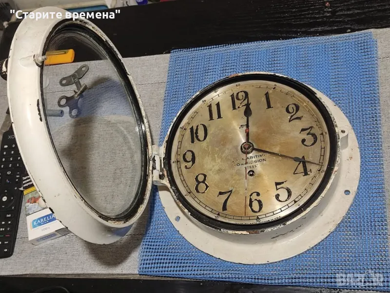 Корабен Часовник – САЩ, 1940 г. – Seth Thomas, снимка 1