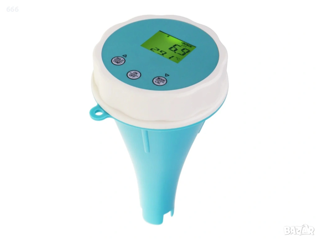 Bluetooth 6 в 1 плаващ монитор за електропроводимост / соленост / pH / ORP / температура / хлор, инт, снимка 1