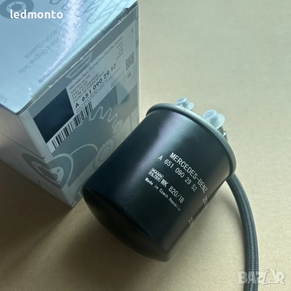 Оригинален горивен филтър WK 820/18, 5-пинов, за Mercedes-Benz (A6510902952), снимка 1