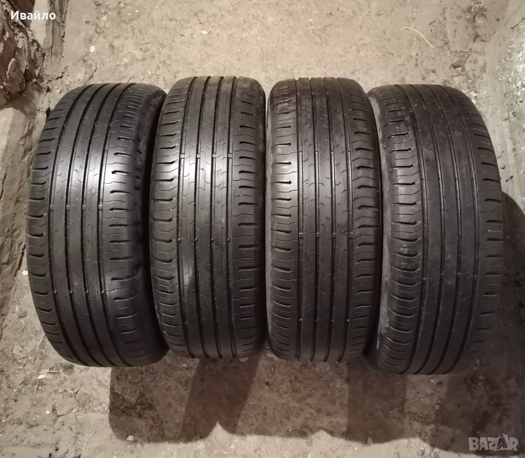 Продавам 4 броя Летни Гуми 205.55.16 на 1 сезон дот 2021 Контентал , снимка 1