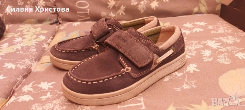 Продавам детски обувки от естествена кожа на марката Geox, снимка 1