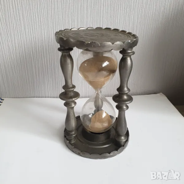 Цинков пясъчен часовник, снимка 1