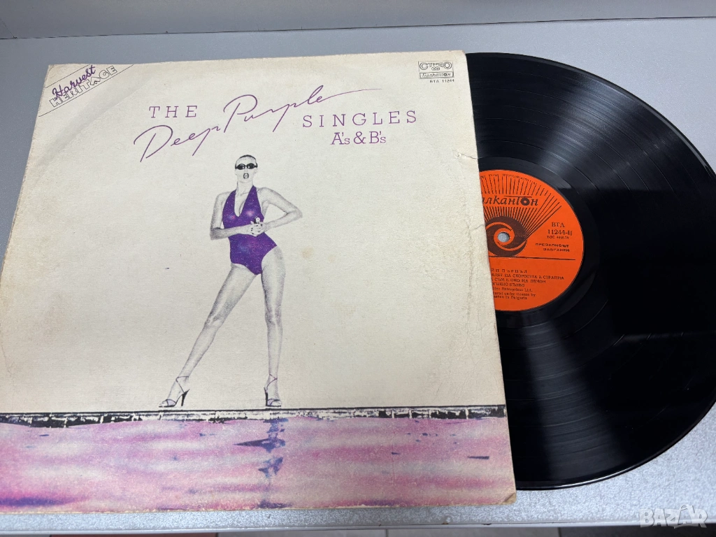 Грамофонна Плоча Deep Purple ‎– The Deep Purple Singles A's & B's, снимка 1