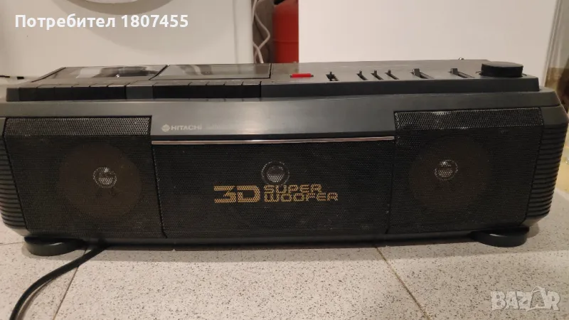 Hitachi TRK 3D 30E Super Woofer Radio Cassette Recorder, снимка 1