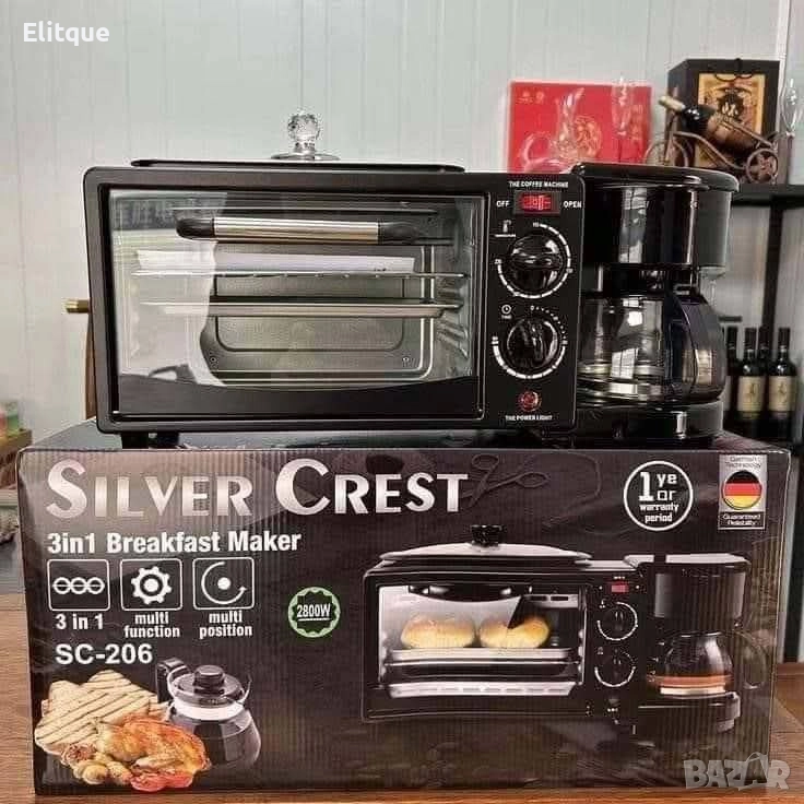 Многофункционална кухненска печка 3в1 – Тостер, Фурна и Кафемашина, снимка 1