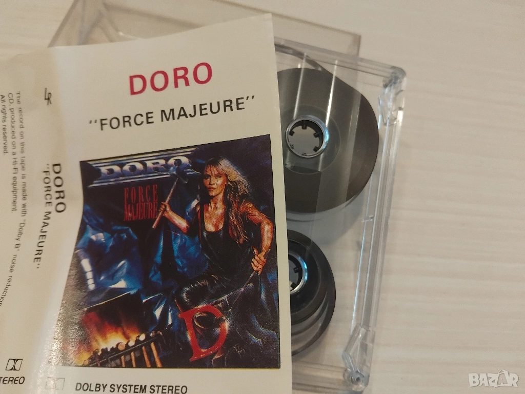 Doro – Force Majeure - аудио касета музика, снимка 1