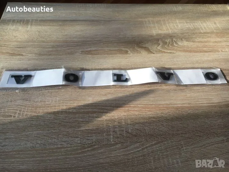 черен надпис Волво Volvo, снимка 1