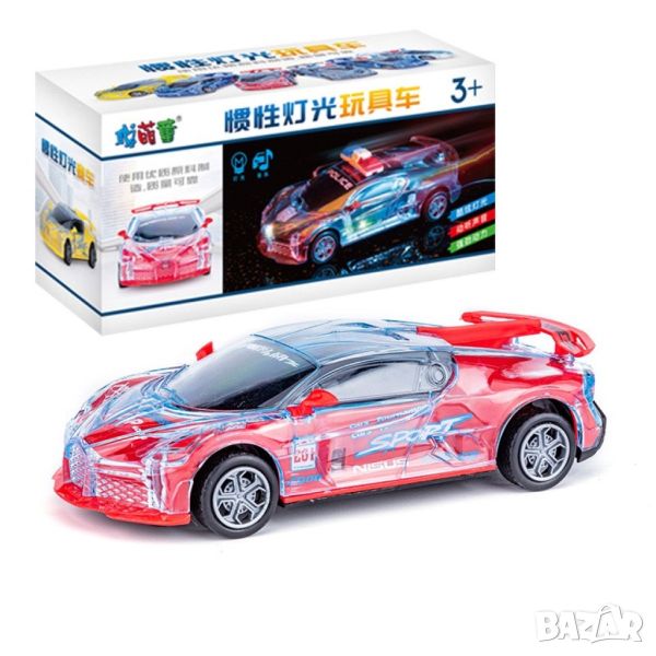 Музикална детска количка със светлинен ефект - TOYCAR34, снимка 1