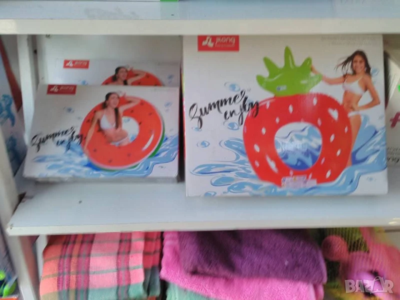 Надуваем ринг „Ягода“,  185 x 130 см, снимка 1