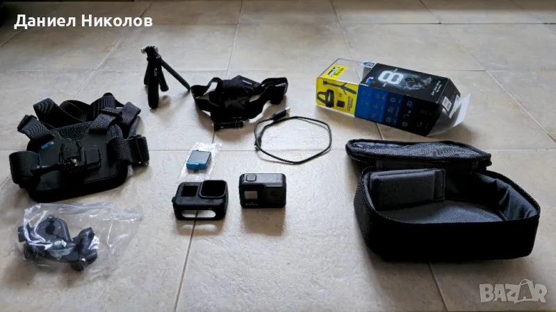 GoPro Hero8 Black + допълнителни аксесоари, снимка 1