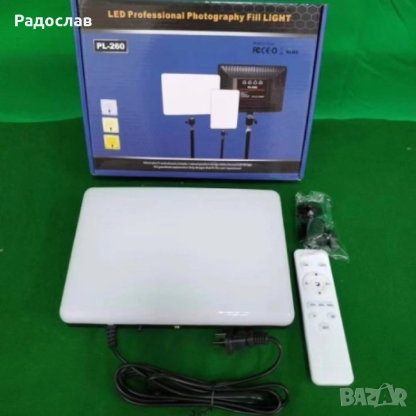 Професионална фотографска LED светлина с дистанционно., снимка 1