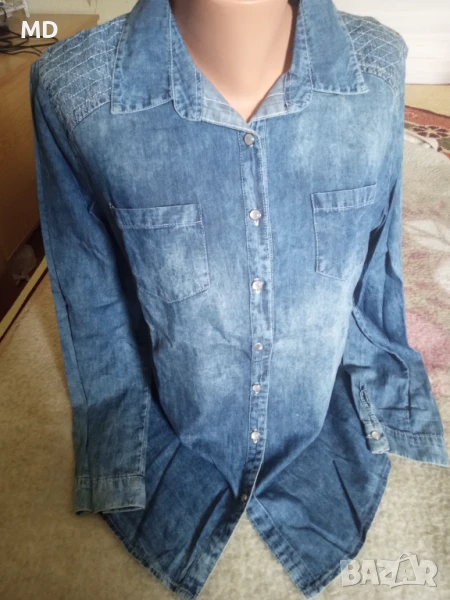 Дънкова риза XL, снимка 1