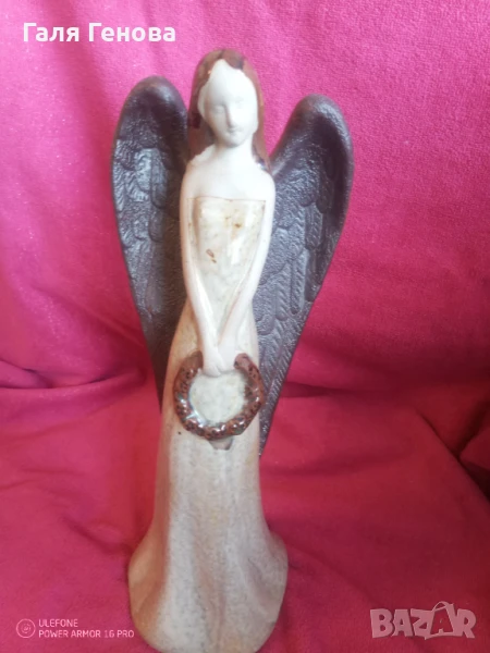 Керамична статуетка ангел, снимка 1