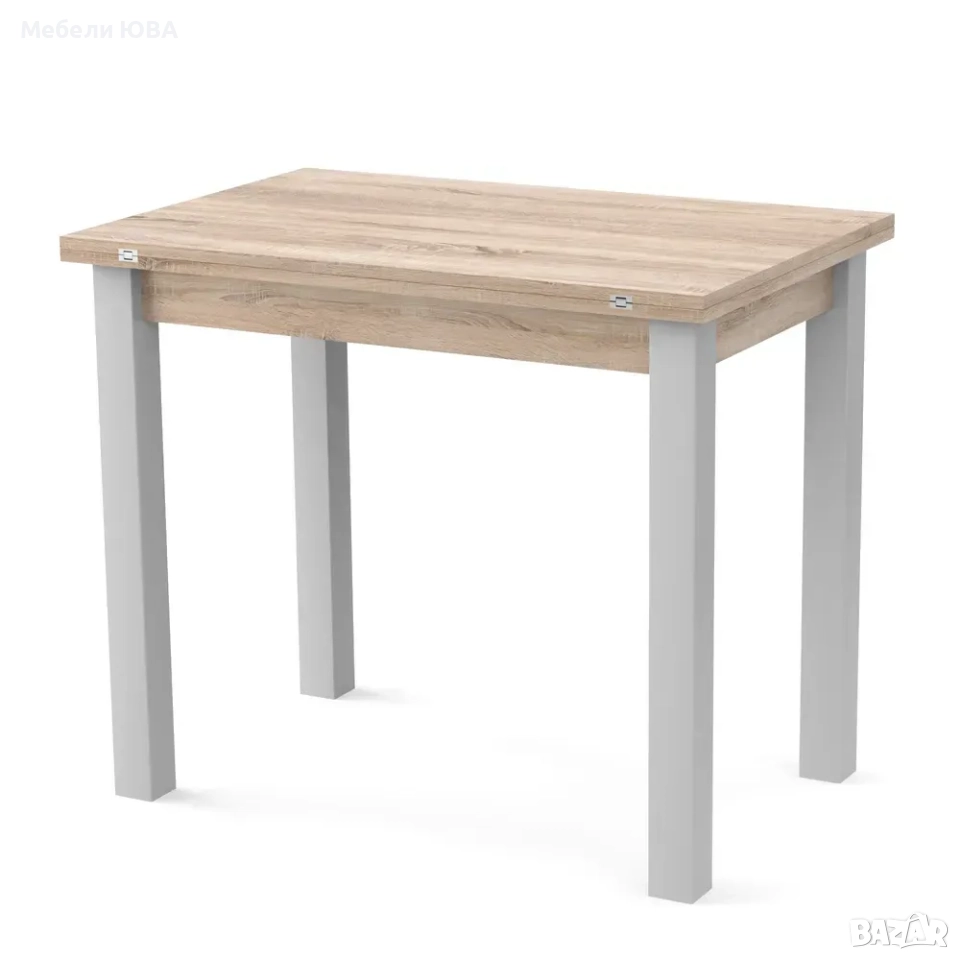 Трапезна маса 90/60 см – разтегателна, снимка 1