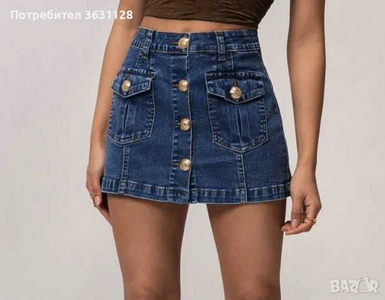 Дънкова пола , снимка 1