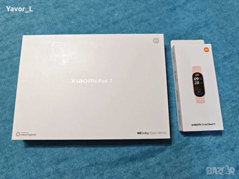 Xiaomi Pad 7 - 8GB / 128GB комплект с Xiaomi Smart Band 9 - Цена 550 лв, снимка 1