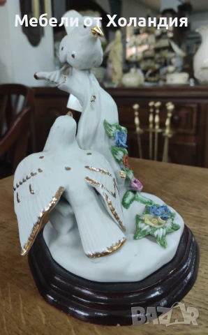 Порцеланова статуетка на птички, снимка 7 - Статуетки - 50999882