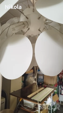 Полилей стил Marset Discocó с три крушки 80/60см, снимка 15 - Полилеи - 51197688