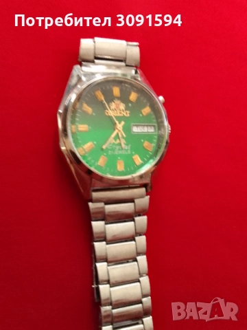  Механичен Японски часовник Ориент  почистен работи перфектно кристално стъкло , снимка 9 - Друга електроника - 51830839