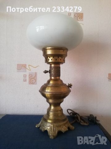 Стари настолни нощни лампи, тип,, газени лампи" изработени в различни ателиета и държави ., снимка 2 - Настолни лампи - 37461445