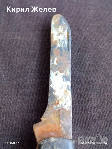 Стар ловджийски нож СССР рядък за КОЛЕКЦИЯ ДЕКОРАЦИЯ 25971, снимка 7 - Ножове - 51131568