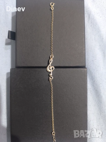 Сребърна гривна, проба 925 тип нота