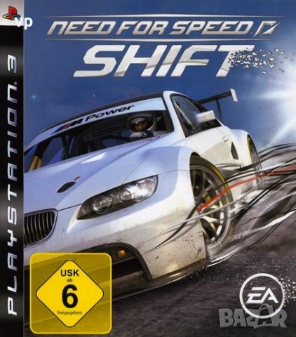Игра Need For Speed NFS Shift за Плейстейшън 3, гонки с коли Playstation PS3 Оригинален блурей диск 