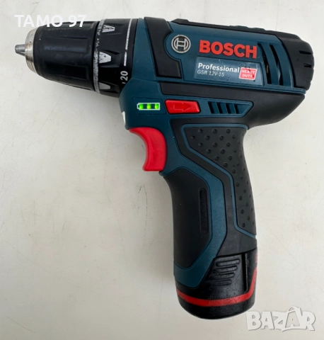BOSCH GSR 12V-15 - Акумулаторен винтоверт 12V
