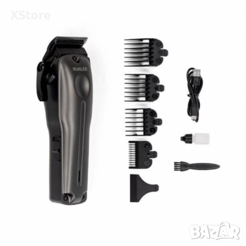 Машинка за подстригване Muhler MCL-05P – акумулаторна, 5W, неръждаеми ножчета, USB-C зареждане, снимка 9 - Машинки за подстригване - 52508081