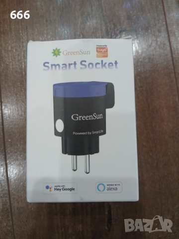 WiFi смарт контакт GreenSun IP44 16A като ново с измерване на консумация, снимка 7 - Друга електроника - 54022264