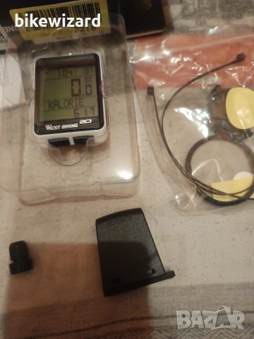 WEST BIKING 20 WLS безжичен вело компютър с термометър НОВ, снимка 2 - Аксесоари за велосипеди - 53331317