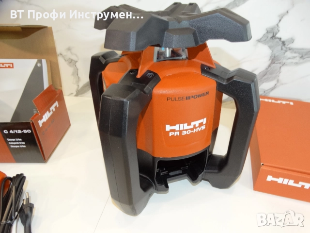 2023 - Hilti PR 30 HVS A12 - Ротационен лазерен нивелир, снимка 3 - Измервателни инструменти - 52231274