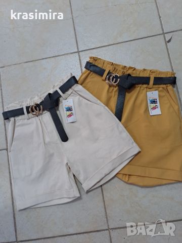 Къси панталонки в два цвята , снимка 2 - Къси панталони и бермуди - 46448462
