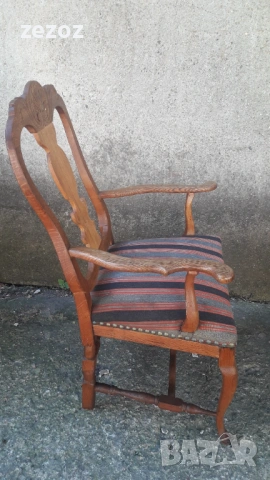 Кресло ретро масив-№027, снимка 8 - Дивани и мека мебел - 53208745