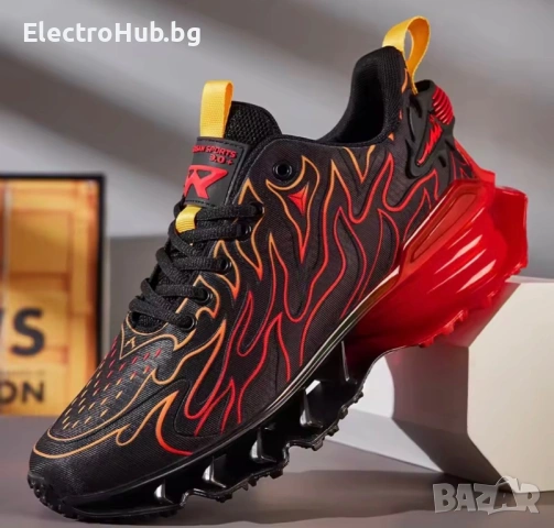 🔥 Червена доминация – футуристични street маратонки 2026, снимка 3 - Маратонки - 53532904