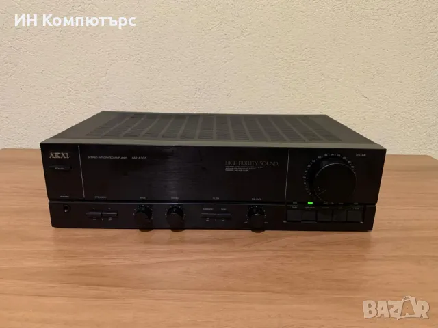 Продавам стерео усилвател Akai AM-335, снимка 1 - Ресийвъри, усилватели, смесителни пултове - 49171489