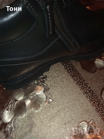 SALAMANDER Оригинал Нови Мъжки Боти Изцяло от Естествена Кожа 43, снимка 15 - Мъжки боти - 53612331