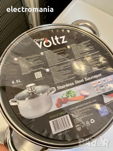 тенджера от висококачествена неръждаема стомана Voltz OV51210M/ три размера, снимка 10 - Съдове за готвене - 52252195