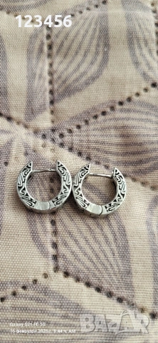Обеци от медицинска стомана , снимка 2 - Обеци - 53557172