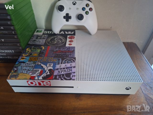 Xbox one S 500gb + 14 игри, снимка 3 - Xbox конзоли - 45134560