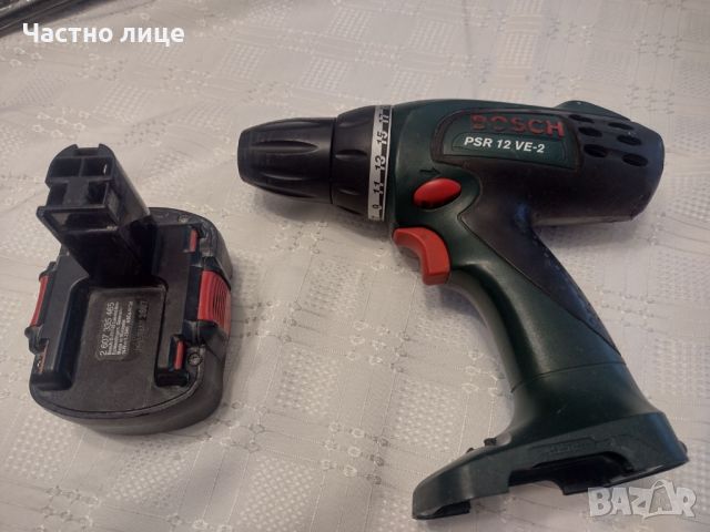 ПРОМОЦИЯ! Оригинален винтоверт с дисплей BOSCH PSR 12VE-2, снимка 1 - Винтоверти - 46627897