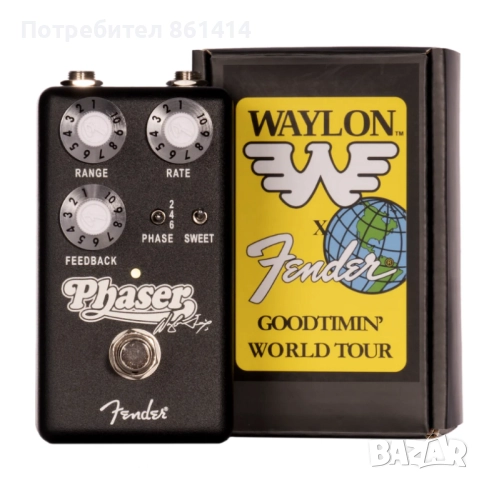 Fender Waylon Jennings Phaser педал, снимка 2 - Китари - 52976354