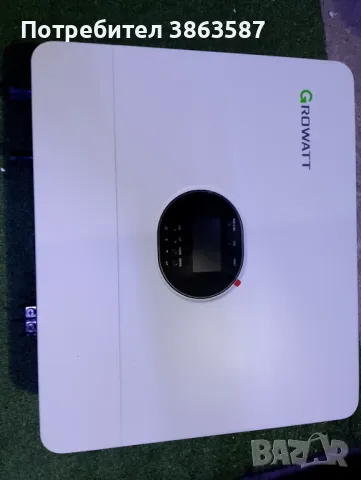 Соларна система,хибриден инвертор Growatt 6kw и 14 панела.Безплатна доставка., снимка 2 - Друга електроника - 49198921