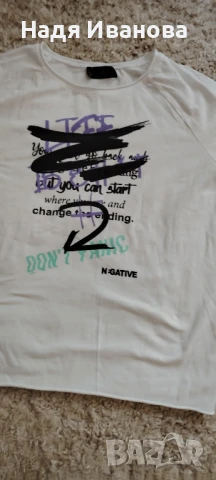 тениска Negative pausse , снимка 2 - Тениски - 51023980