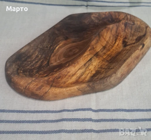 Поднос от орех ръчна изработка., снимка 3 - Аксесоари за кухня - 51308473